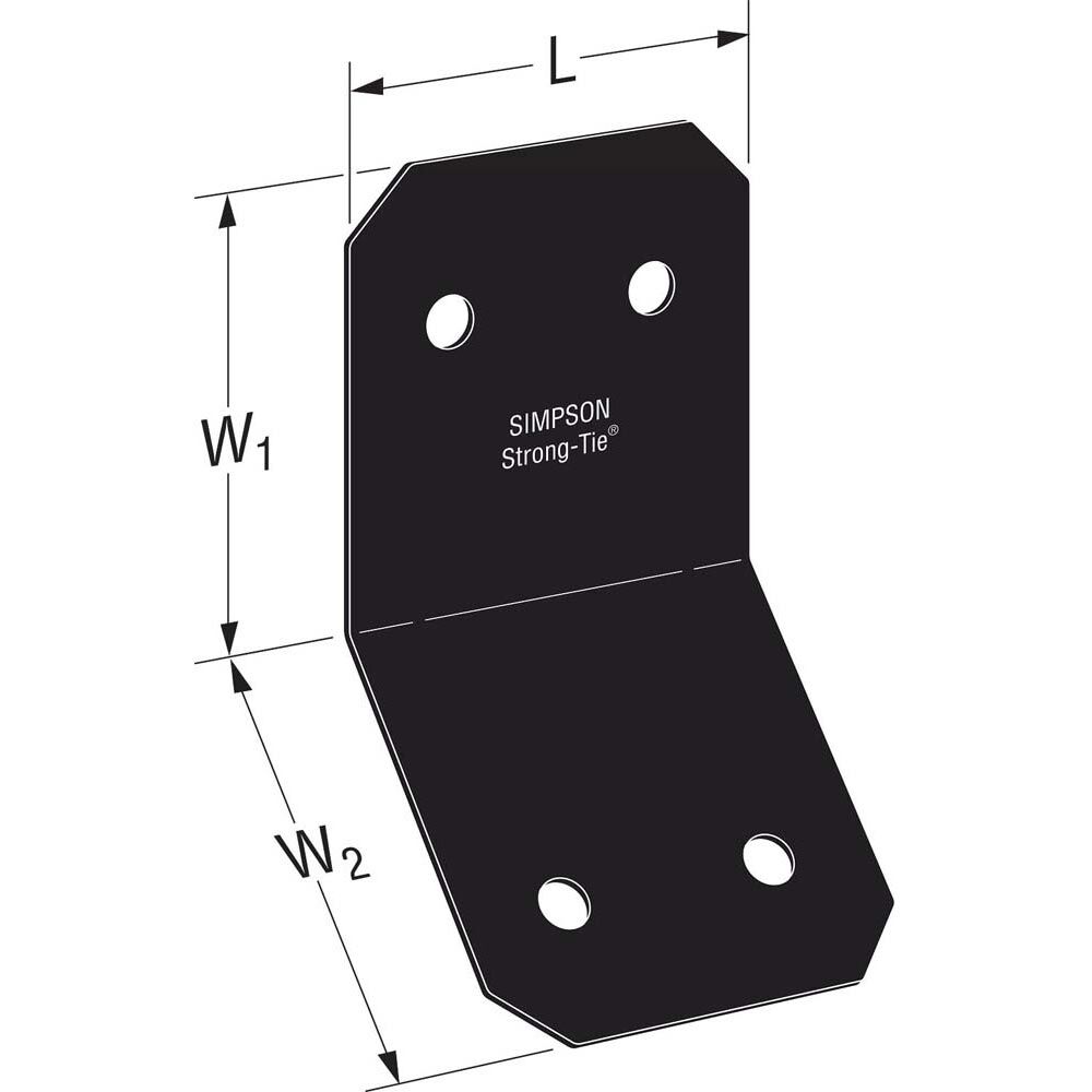 Simpson Strong-Tie APVKB45-6 Decorative Knee Brace Connector