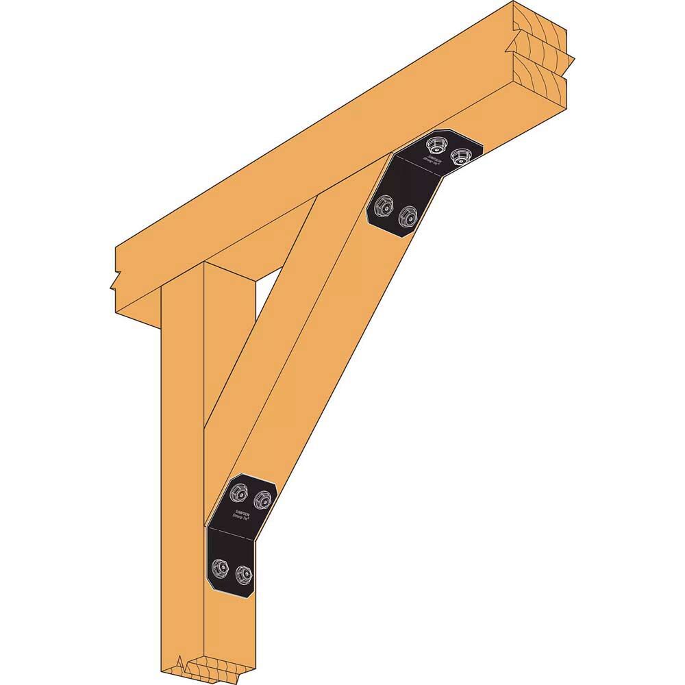 Simpson Strong-Tie APVKB45-6 Decorative Knee Brace Connector