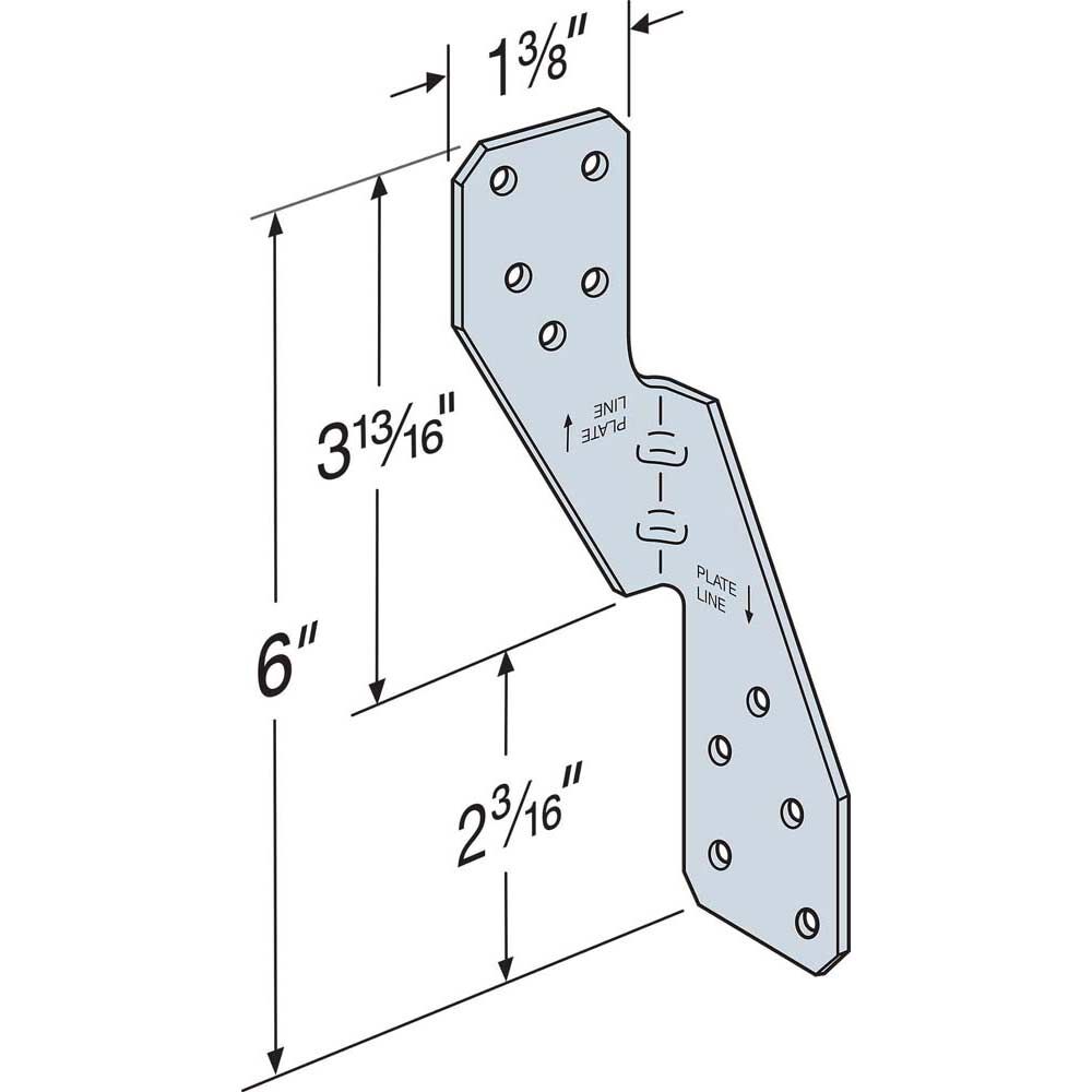 Buy Simpson Strong-Tie H2.5AZ H2.5A 18-Gauge ZMAX Galvanized
