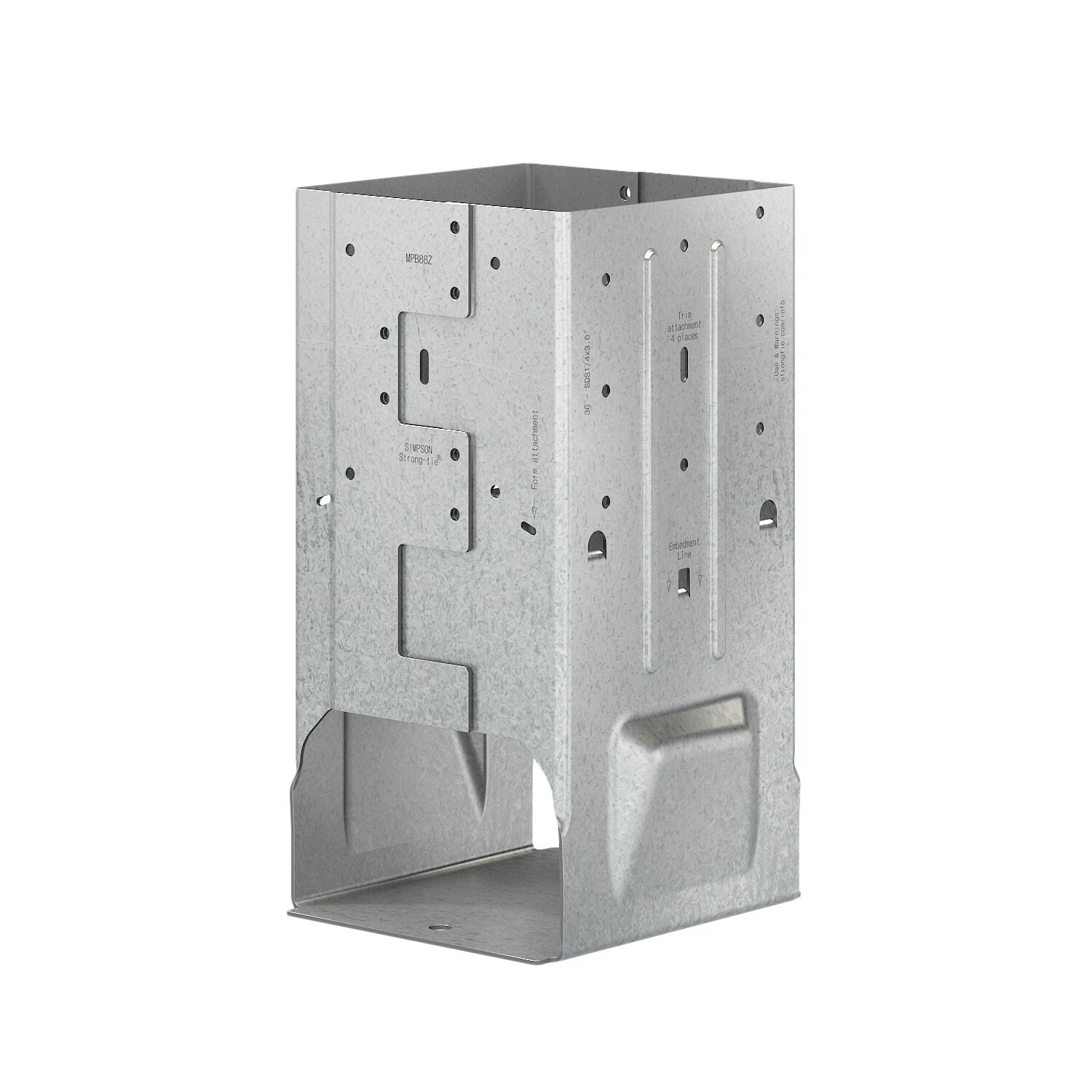 Buy Simpson Strong-Tie MPB88Z MPBZ ZMAX Galvanized Moment Post